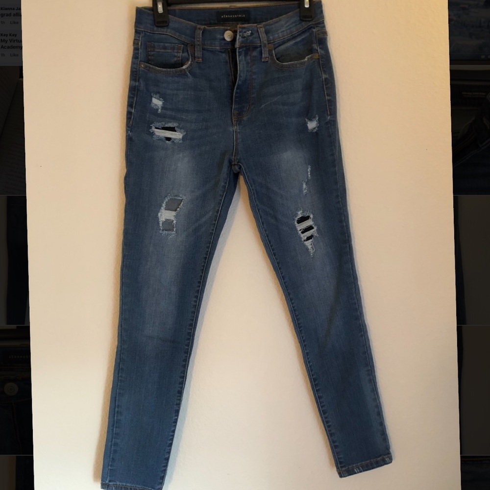 High Waisted Ankle Jeggings
